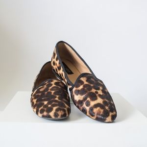 Nine West Pony Hair Loafers (Leopard Print) Sz 7.5